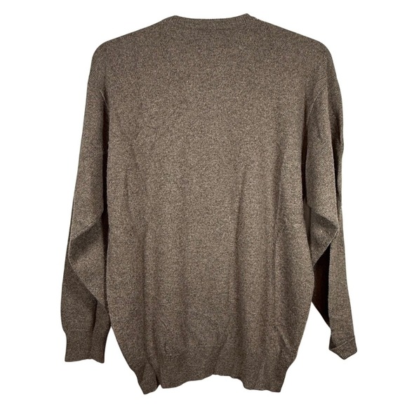 CLAN DOUGLAS 100% Cashmere Plaid Sweater, Crew Neck, Size Large - Picture 2 of 10